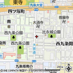 京都府京都市南区西九条比永城町26-2周辺の地図