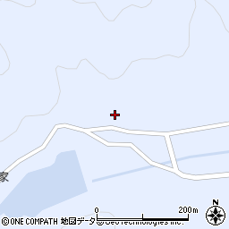 愛知県新城市作手高里大平周辺の地図