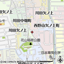 京都府京都市山科区西野山南畑町20周辺の地図