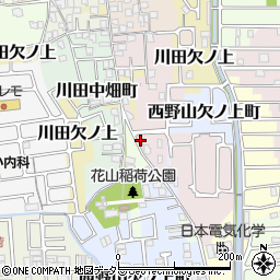 京都府京都市山科区西野山南畑町20周辺の地図