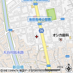 静岡銀行池田支店周辺の地図