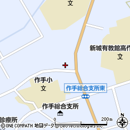 愛知県新城市作手高里（西ノ内）周辺の地図