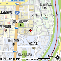 京都府京都市南区東九条宇賀辺町52周辺の地図