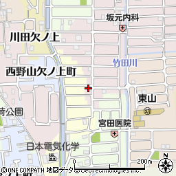 京都府京都市山科区西野大鳥井町118周辺の地図