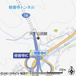 大下公民館周辺の地図