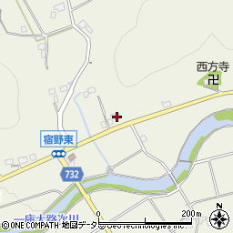 大阪府豊能郡能勢町宿野570周辺の地図