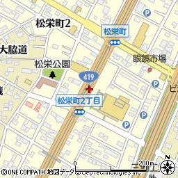 愛知県刈谷市松栄町周辺の地図
