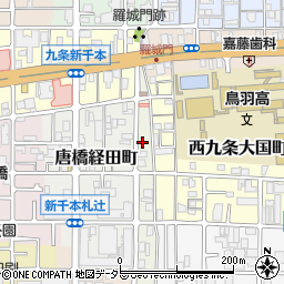 京都府京都市南区西九条唐戸町8周辺の地図