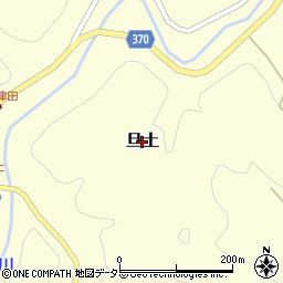 岡山県真庭市旦土周辺の地図