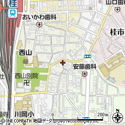 京都府京都市西京区川島北裏町9周辺の地図