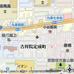 京都府京都市南区吉祥院定成町23周辺の地図