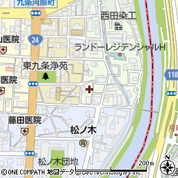 京都府京都市南区東九条北松ノ木町18周辺の地図