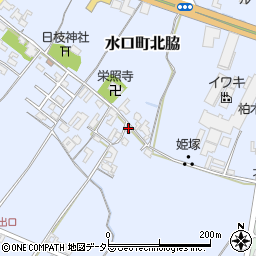滋賀県甲賀市水口町北脇790周辺の地図