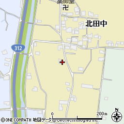 兵庫県神崎郡市川町北田中197周辺の地図