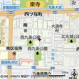 京都府京都市南区西九条南田町63周辺の地図
