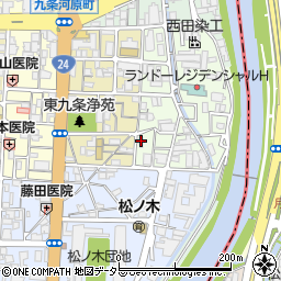 京都府京都市南区東九条北松ノ木町20-2周辺の地図