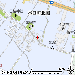 滋賀県甲賀市水口町北脇470周辺の地図