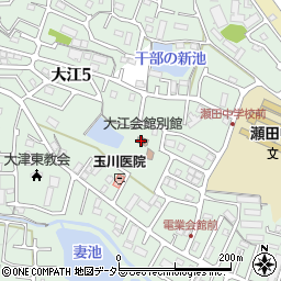大津市立　第２瀬田児童クラブ周辺の地図