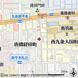 京都府京都市南区西九条唐戸町7周辺の地図