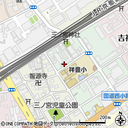 京都府京都市南区吉祥院三ノ宮町15周辺の地図