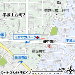 ファミリーマート刈谷半城土西店周辺の地図