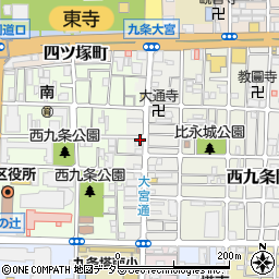 京都府京都市南区西九条比永城町109周辺の地図