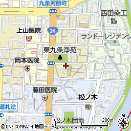 京都府京都市南区東九条宇賀辺町59周辺の地図