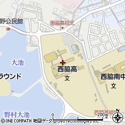 兵庫県立西脇高等学校周辺の地図