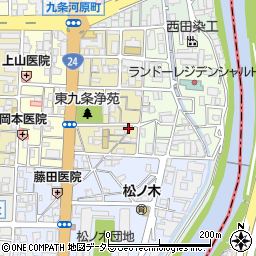 京都府京都市南区東九条宇賀辺町55周辺の地図