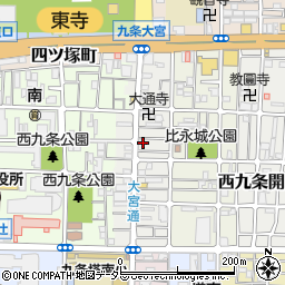京都府京都市南区西九条比永城町28周辺の地図