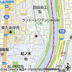 京都コリアン生活センターエルファエルファ共同作業所周辺の地図