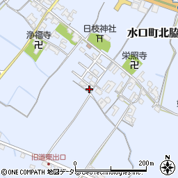 滋賀県甲賀市水口町北脇643-44周辺の地図