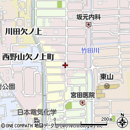 京都府京都市山科区西野大鳥井町118-88周辺の地図