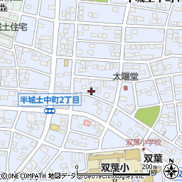 愛知県刈谷市半城土中町周辺の地図