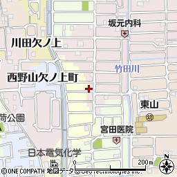 京都府京都市山科区西野大鳥井町118-82周辺の地図