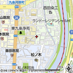 京都府京都市南区東九条北松ノ木町20周辺の地図