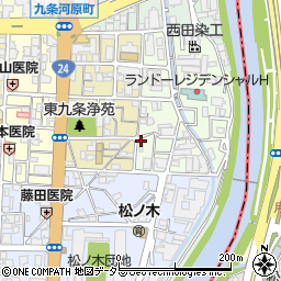 京都府京都市南区東九条北松ノ木町20周辺の地図