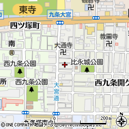 京都府京都市南区西九条比永城町31周辺の地図