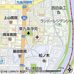 京都府京都市南区東九条宇賀辺町56周辺の地図