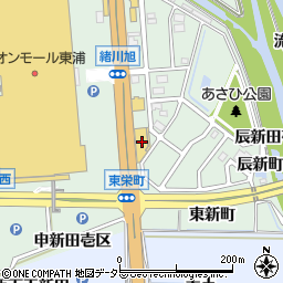 愛知トヨタＥＡＳＴ　東浦店周辺の地図