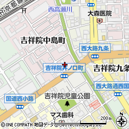 京都府京都市南区吉祥院中島町40周辺の地図