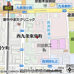 京都府京都市南区東九条西山町19周辺の地図