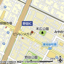 パチンコ・ナンバーワン東刈谷店周辺の地図