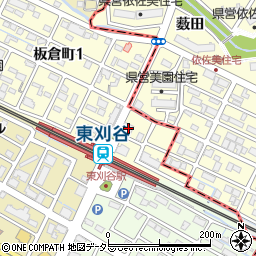 碧海信用金庫東刈谷支店周辺の地図