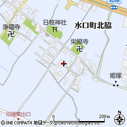 滋賀県甲賀市水口町北脇711周辺の地図