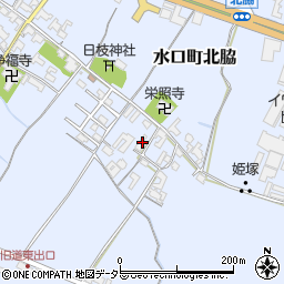 滋賀県甲賀市水口町北脇709周辺の地図