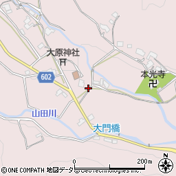 大阪府豊能郡能勢町山田345周辺の地図