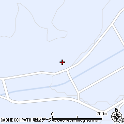 愛知県新城市作手高里（稲場川）周辺の地図