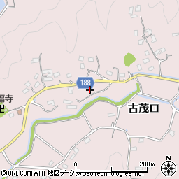 千葉県館山市古茂口周辺の地図