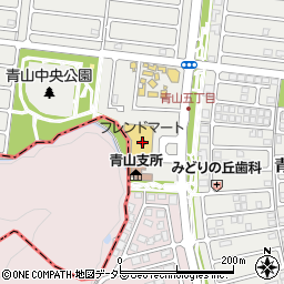 滋賀銀行フレンドマートグリーンヒル青山店 ＡＴＭ周辺の地図